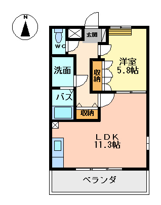 グランドコートの間取り