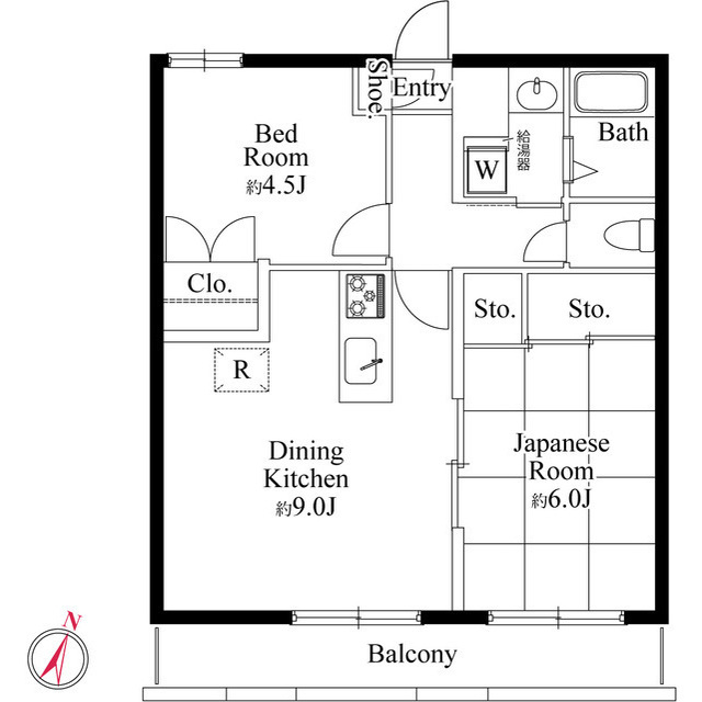 ブランシェ松戸の間取り