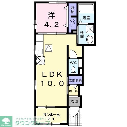 スワン　西高根の間取り