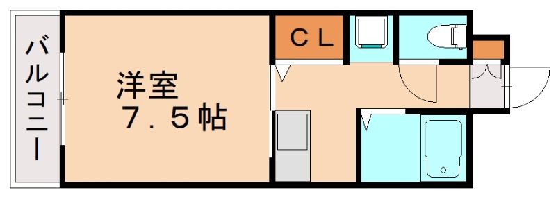 北九州市八幡西区小嶺台のマンションの間取り