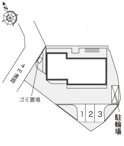 【レオパレスグレイトの駐車場】