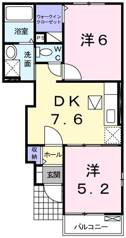 プラシードＣの間取り