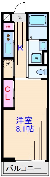 リブリEminence小向の間取り