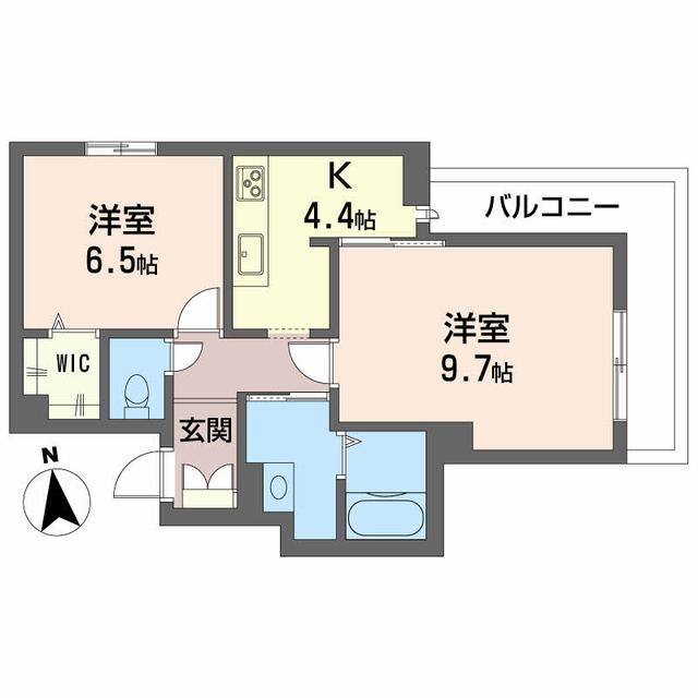 シャーメゾンステージ古川西　Ａ棟の間取り