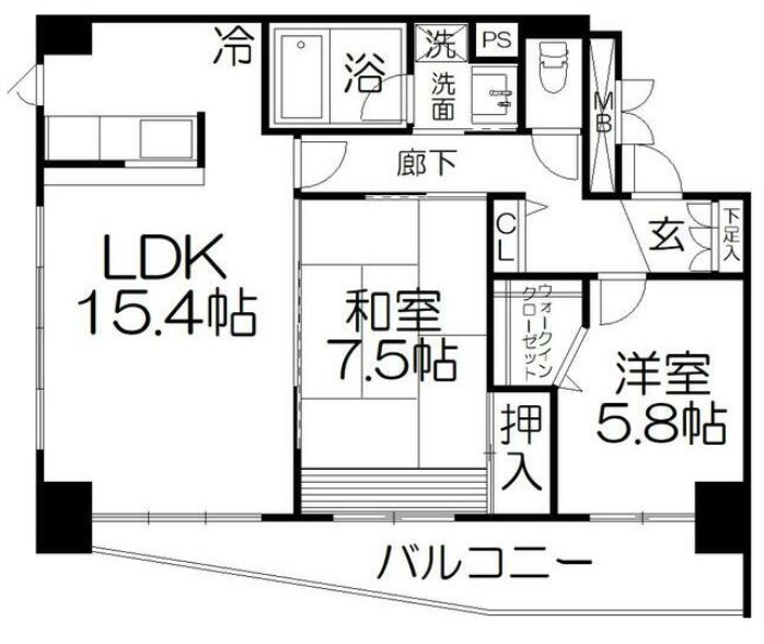 グリーンフォレスト大宮の間取り