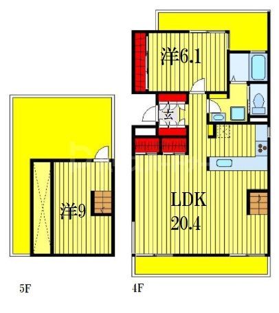 アリソ東船橋の間取り