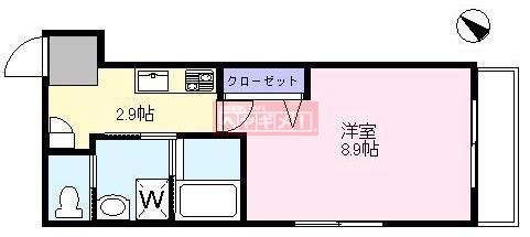 川崎市川崎区四谷上町のマンションの間取り