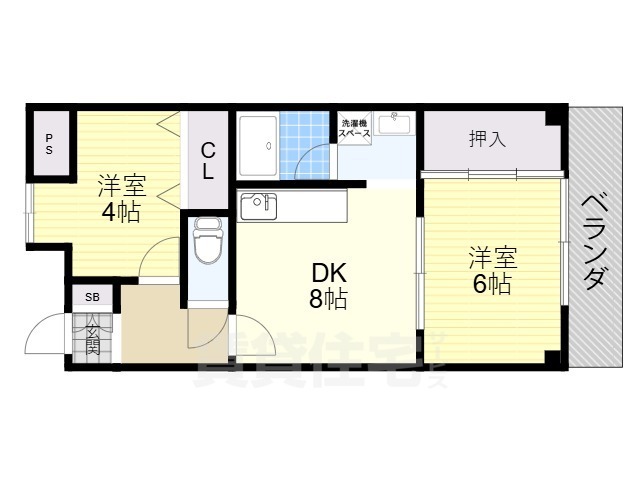 グリーンピア東寝屋川の間取り