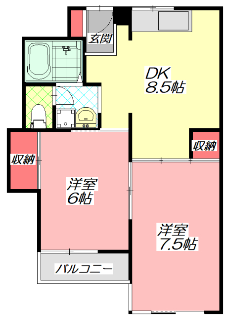 シティライフ大庭の間取り