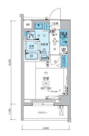 リヴシティ横濱インサイトの間取り