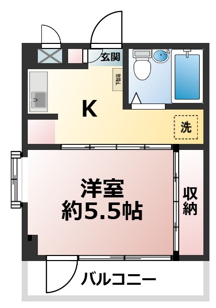 キャッスル萩山の間取り