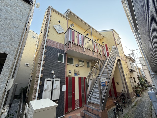 建物外観　２４時間管理だから入居中のトラブルも安心ですね。