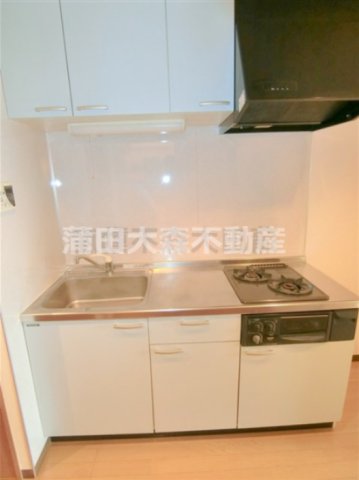 キッチン　2口ガスグリル付システムキッチン