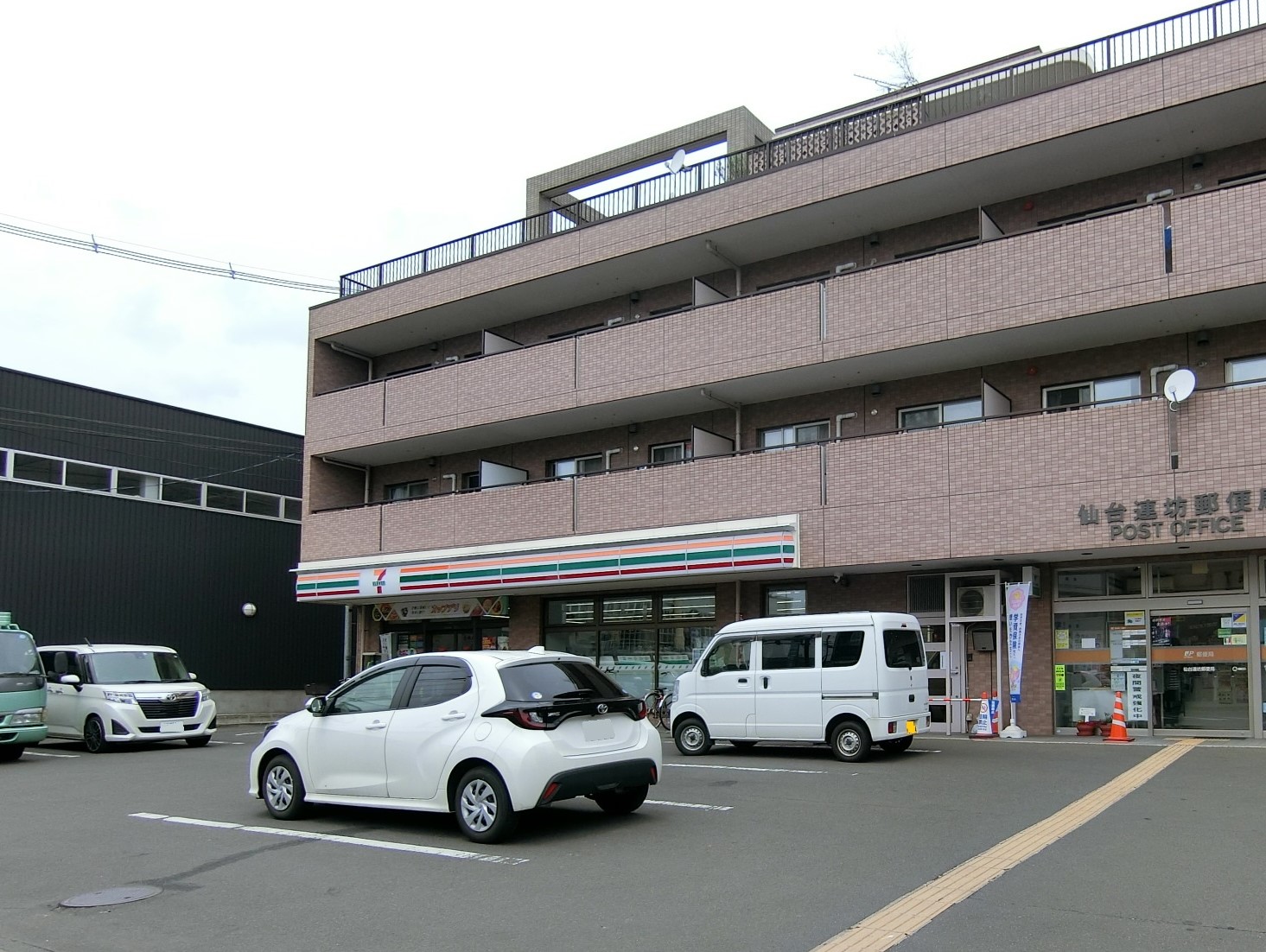 コンビニ　セブンイレブン仙台一高前店（コンビニ）まで600m