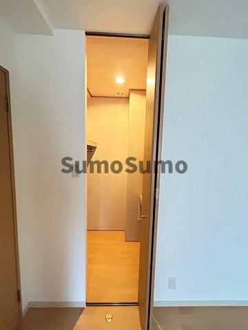 収納　たっぷりとした収納スペースです