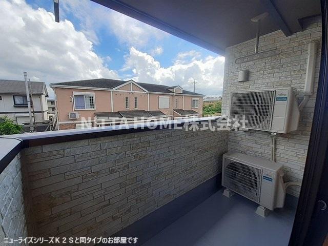 バルコニー　【完成イメージ図】南向きで日当たり良好なバルコニー☆