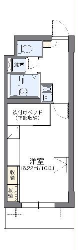 レオパレスパルコートCの間取り写真