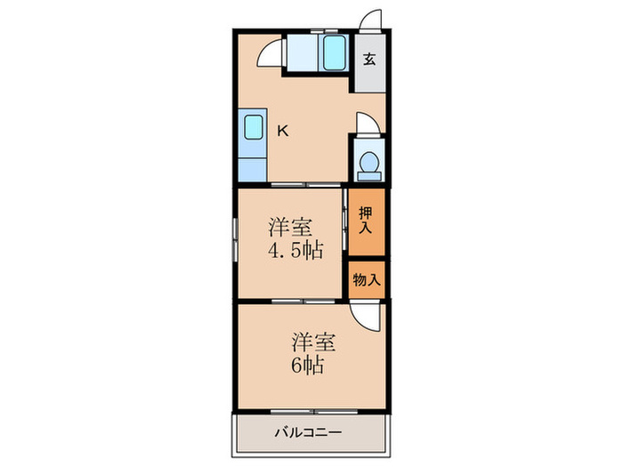 清和荘の間取り写真