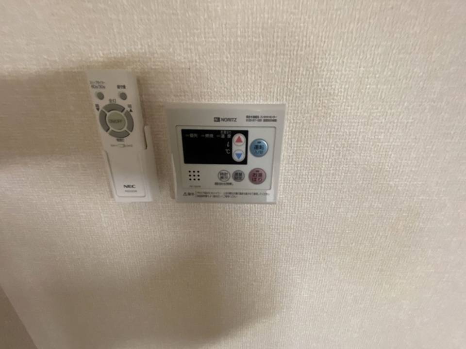 その他設備　給湯パネル