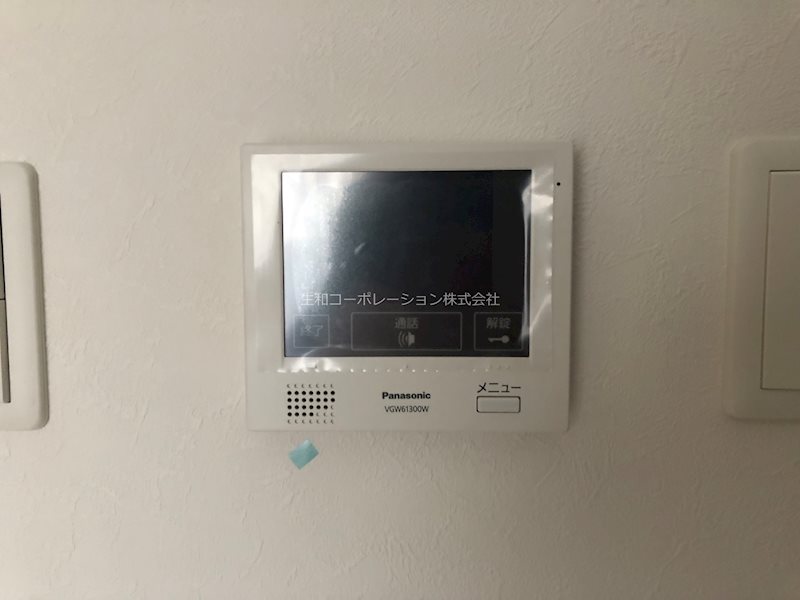 セキュリティ　カラーモニター付き