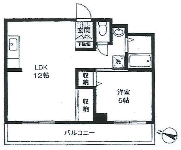 リバーハイツ長者町の間取り写真