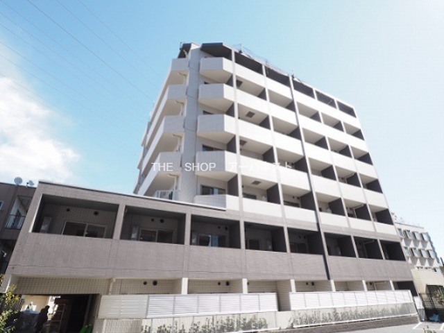 建物外観　「八丁畷」駅、徒歩２分