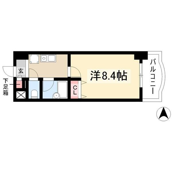 現代ハウス新栄の間取り写真