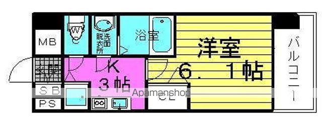 プレサンス梅田北ザ・ライブの間取り写真