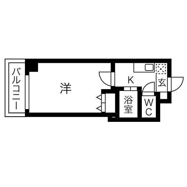 YAHATA西長堀の間取り写真