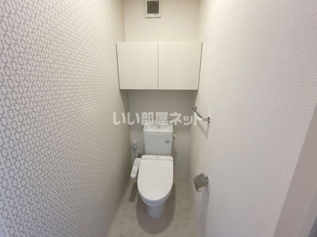 近鉄南大阪線 土師ノ里駅 徒歩9分 3階建 築7年のトイレ写真