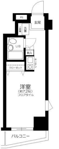 エスコート麻布十番の間取り写真