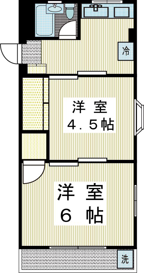 コーポ伊藤の間取り