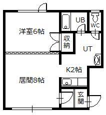 北ウィングの間取り