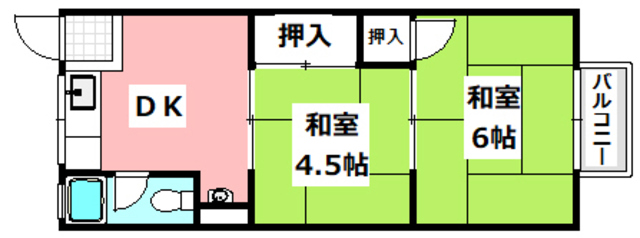 【清和マンションの間取り】