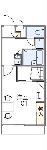 レオパレスツインズの間取り