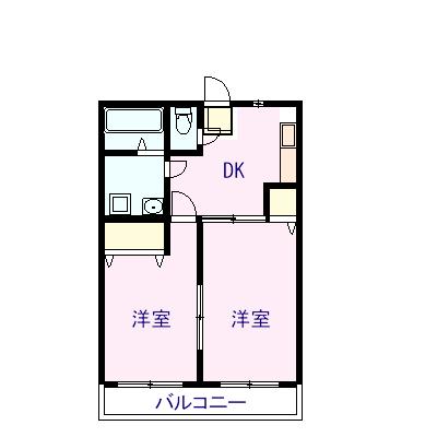 平清コーポIIの間取り