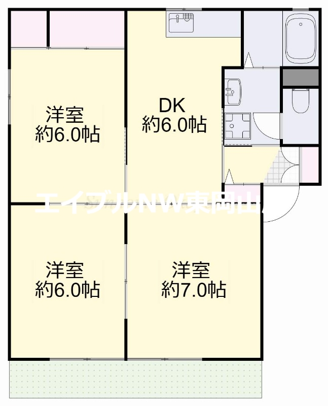 ディアス30　Ｂ棟の間取り