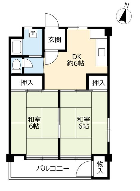 ＵＲ富吉の間取り