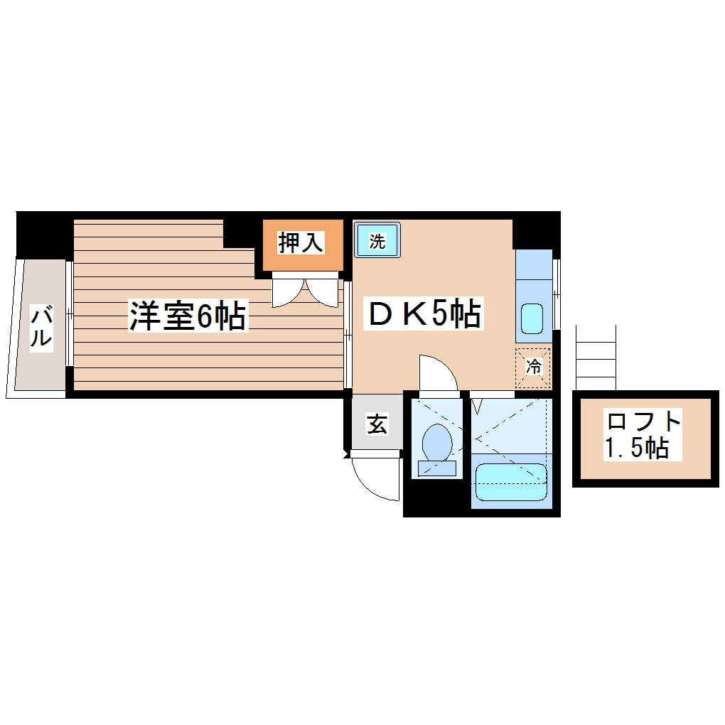 高橋ビルの間取り