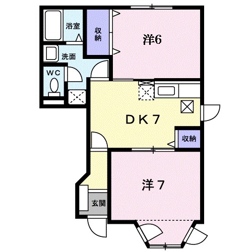 ハイネス生野の間取り