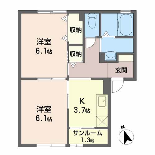 コンフォートの間取り