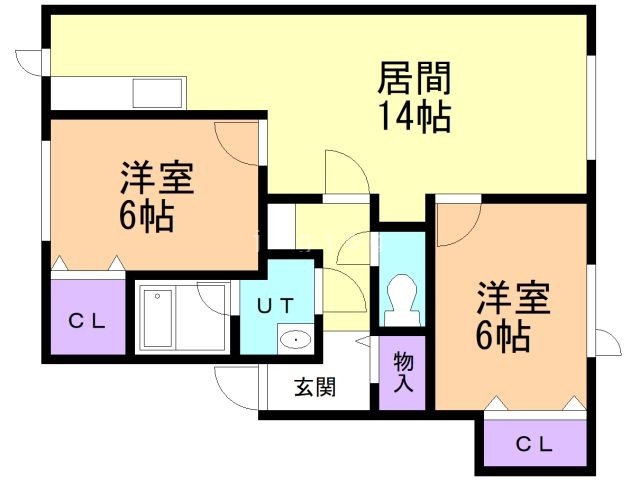 グランオーレストIIの間取り