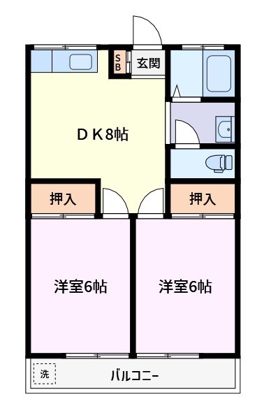 ニューハイツ和の間取り