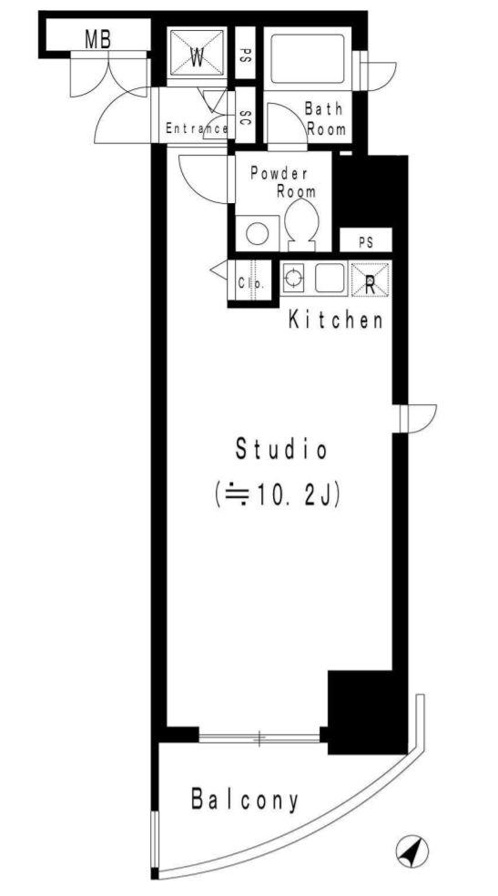 ＭＦＰＲ代々木タワーの間取り