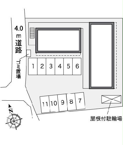 【レオパレス如月のエントランス】