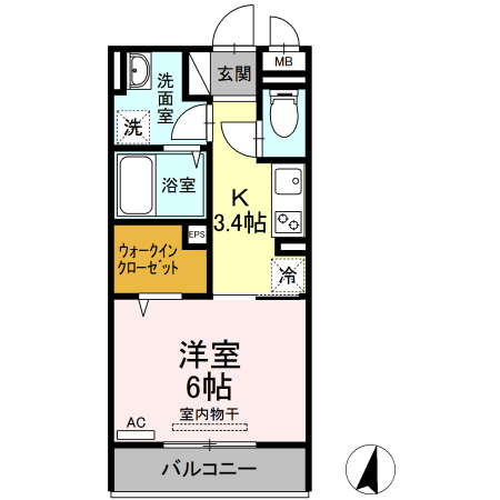 KS・D-room春日の間取り