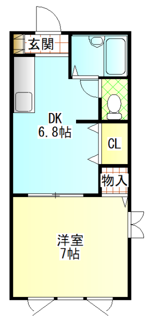 セジュール鴨宮の間取り