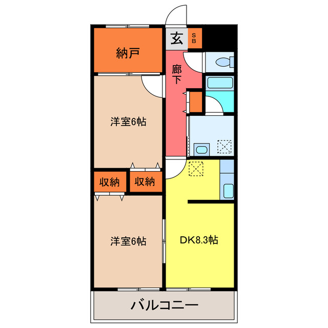 宇都宮昭和ビルIVの間取り