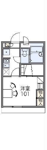 京都市下京区西七条掛越町のアパートの間取り