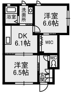 シャーメゾン高岡の間取り